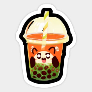 Boba tea Sticker